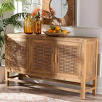 bali & pari Meuble en rotin et bois recyclé Sibu Naturel/Marron Naturel