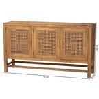 bali & pari Meuble en rotin et bois recyclé Sibu Naturel/Marron Naturel