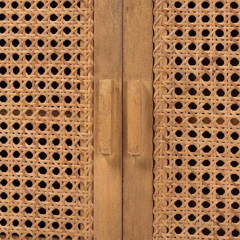 bali & pari Meuble en rotin et bois recyclé Sibu Naturel/Marron Naturel