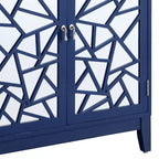 Table console Einstein 32 po, fini bleu – Acme Furniture