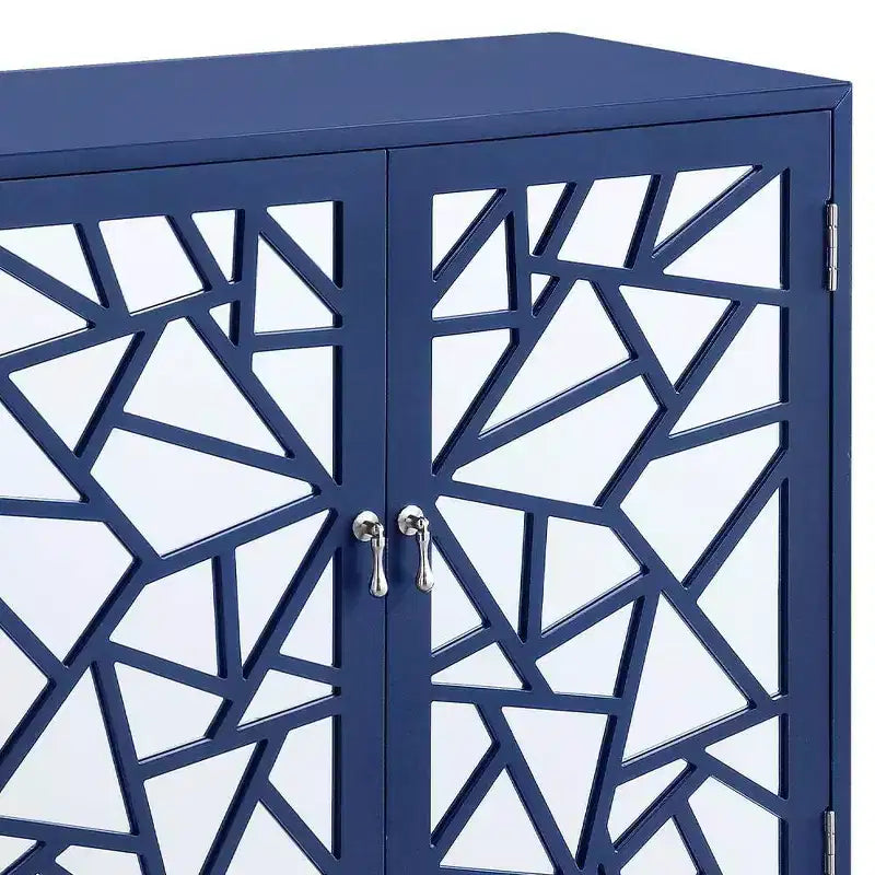 Table console Einstein 32 po, fini bleu – Acme Furniture