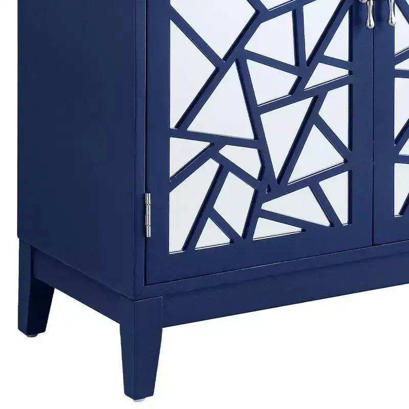 Table console Einstein 32 po, fini bleu – Acme Furniture