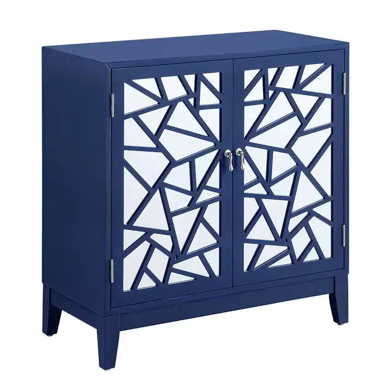 Table console Einstein 32 po, fini bleu – Acme Furniture