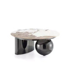 Manhattan Comfort Laurel - Ensemble de 2 tables basses et tables d'appoint noires