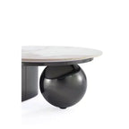 Manhattan Comfort Laurel - Ensemble de 2 tables basses et tables d'appoint noires
