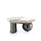 Manhattan Comfort Laurel - Ensemble de 2 tables basses et tables d'appoint noires
