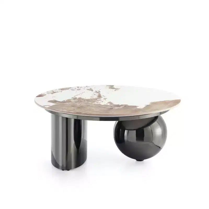 Manhattan Comfort Laurel - Ensemble de 2 tables basses et tables d'appoint noires