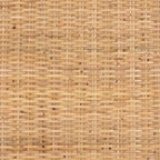 Table basse rectangulaire en rotin et bois d'acajou, Bali et Pari Kalimantan, miel clair