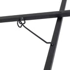 Plateaux de table ronds sur pieds Storied Home (lot de 2) - Noir