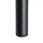 Plateaux de table ronds sur pieds Storied Home (lot de 2) - Noir