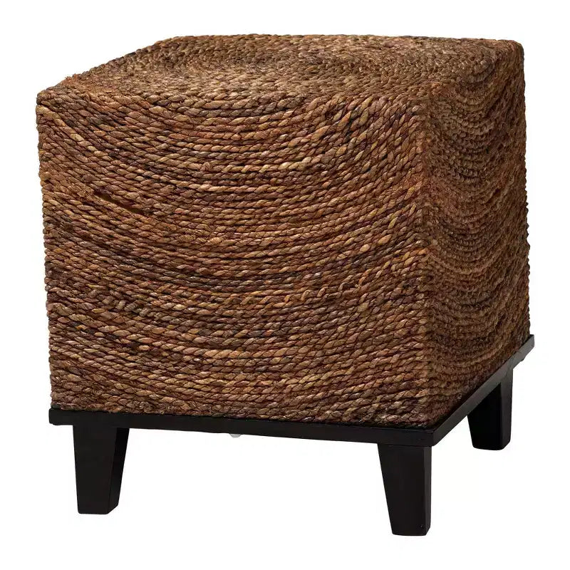 Table d'appoint bali & pari Verino en jonc de mer naturel/marron expresso