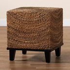 Table d'appoint bali & pari Verino en jonc de mer naturel/marron expresso