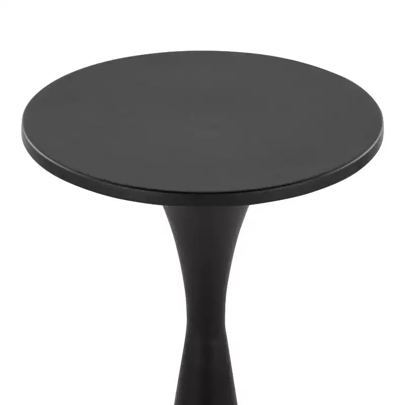Table d'appoint en métal noir mat Gemma de LumiSource