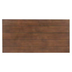 Powell Richie Ensemble 3 tables basses et d'appoint Métal finition bronze foncé et dessus en placage châtaignier : Ensemble de mobilier de salon rectangulaire