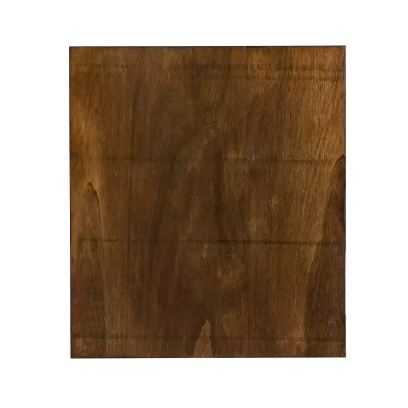 Table d'appoint style traditionnel Hamri, bois de noyer et structure en métal noir vieilli à la main - Powell : À côté du canapé, utilisation en chambre