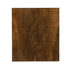 Table d'appoint style traditionnel Hamri, bois de noyer et structure en métal noir vieilli à la main - Powell : À côté du canapé, utilisation en chambre