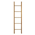 Decorative Ladder Natural Cherry - Flora Home: Solid Wood Towel Holder, 5-Rung Design