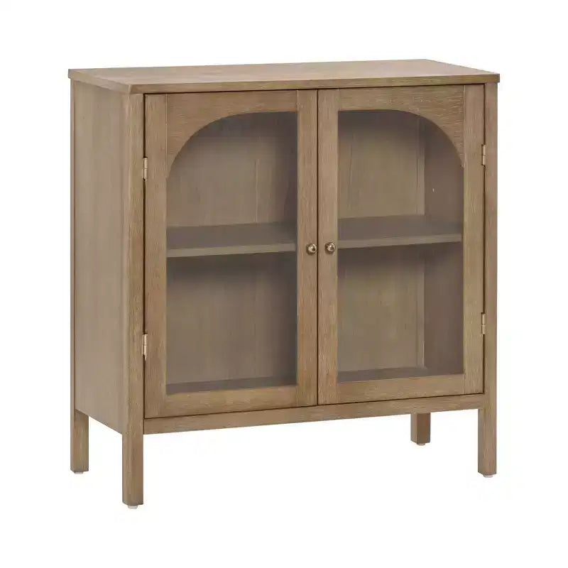 Nathan James Mason Console Cabinet with Doors Brown