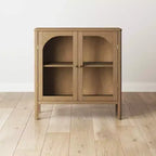 Meuble console Nathan James Mason avec portes marron