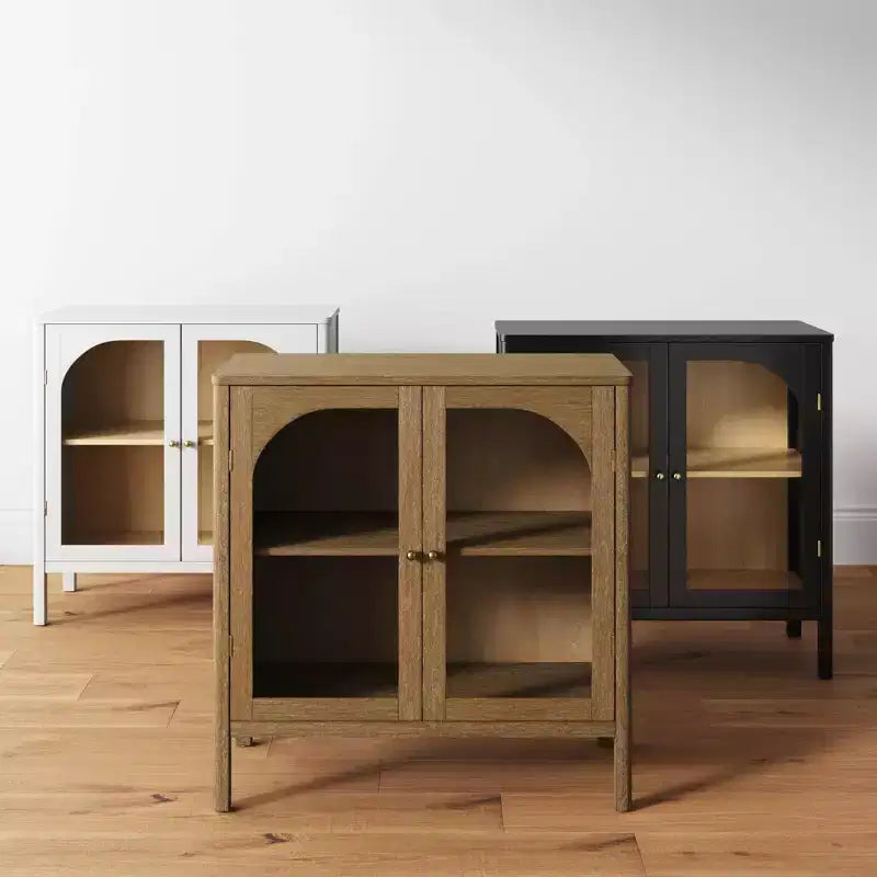 Meuble console Nathan James Mason avec portes marron