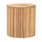 bali & pari Milagra Natural Rattan Coffee Table: Bohemian, No Assembly, Indonesia Crafted