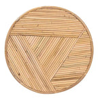 bali & pari Milagra Table basse en rotin naturel : Bohème, aucun assemblage requis, fabriquée en Indonésie