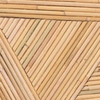 bali & pari Milagra Table basse en rotin naturel : Bohème, aucun assemblage requis, fabriquée en Indonésie