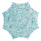 Table d'appoint Olesia Mother of Pearl de Baxton Studio : Bohème, dessus octogonal, aucun assemblage requis