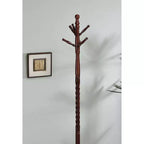 Porte-manteau torsadé en bois de cerisier de 71,5 po - Ore International