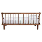 Lit de repos simple Baxton Studio Helio en bois noyer brun