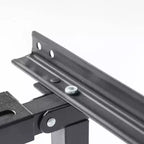 Cadre de lit double en métal compact 7" noir - Zinus : Construction en acier, support à 9 pieds, conception adaptée aux orteils