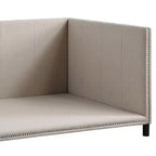 Lit complet Yinbella Acme Furniture en lin beige