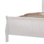 Lit jumeau Louis Philippe 85", tête de lit en similicuir - Acme Furniture : KD