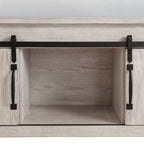 Lit plate-forme de rangement Queen Jack blanc - Picket House Furnishings : style campagnard avec rangements dans la tête et le pied de lit