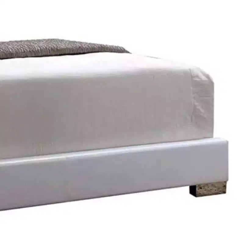 Lit Queen size Lorimar de 85 pouces avec lumière LED et tête de lit en similicuir - Acme Furniture