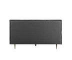 Lit Queen Size Métis 91" Cuir Pleine Fleur Gris - Acme Furniture : Style Industriel Moderne, Pieds en Métal, Rembourrage Moelleux