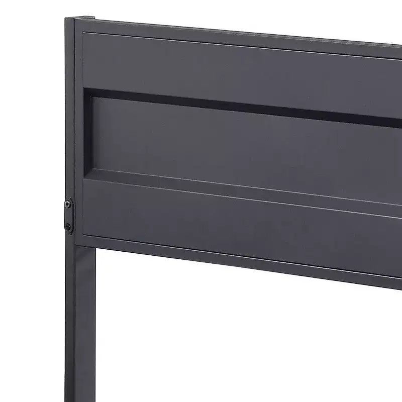 Cargo Lit complet 79 po Gris acier - Acme Furniture : Mobilier de chambre d'adolescent contemporain en métal, pas besoin de sommier tapissier