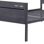 Cargo Lit complet 79 po Gris acier - Acme Furniture : Mobilier de chambre d'adolescent contemporain en métal, pas besoin de sommier tapissier