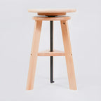 Tabourets de bar modernes en bois avec pivot de comptoir