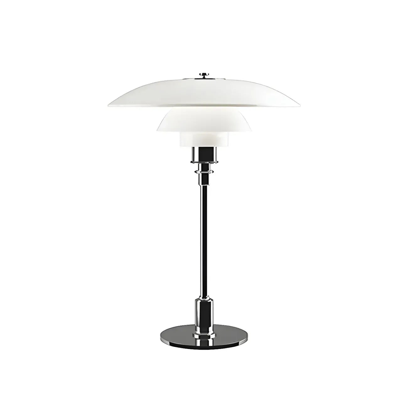 Lampe de table à LED à niveaux post-moderne HomeyFad avec alimentation intégrée