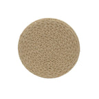 Table d'appoint avec panier de rangement en osier tressé à la main Household Essentials - 17,0 L x 17,0 l x 19,0 H