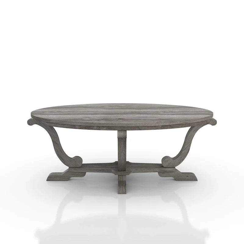 Table basse DH BASIC Farmhouse Vintage grise de 48 pouces par Denhour