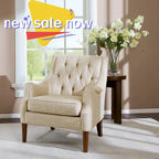 Fauteuil d'appoint capitonné moderne
