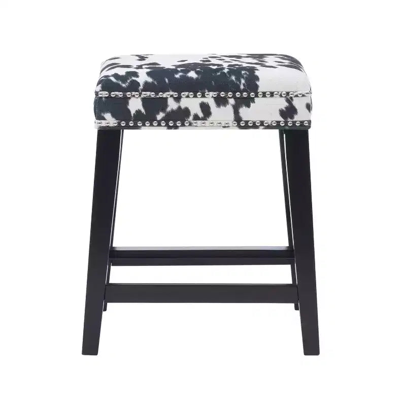 Tabouret de bar sans dossier hauteur comptoir Walt - Linon