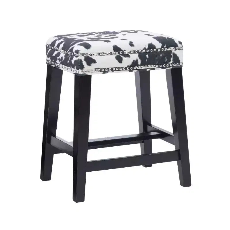 Tabouret de bar sans dossier hauteur comptoir Walt - Linon