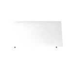 11,81 table basse rectangulaire haute Utopia avec pieds évasés – Manhattan Comfort
