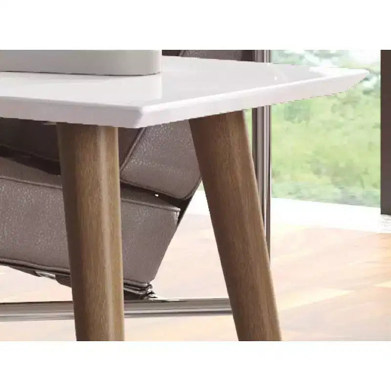 11,81 table basse rectangulaire haute Utopia avec pieds évasés – Manhattan Comfort