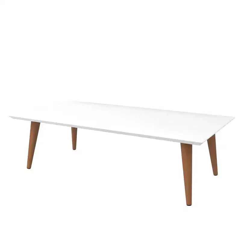 11,81 table basse rectangulaire haute Utopia avec pieds évasés – Manhattan Comfort