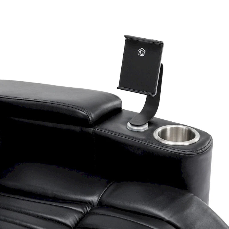 Fauteuil inclinable motorisé de cinéma maison multifonctionnel pivotant à 270°