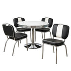 Ensemble de salle à manger rétro 5 pièces Raleigh Simple Living
